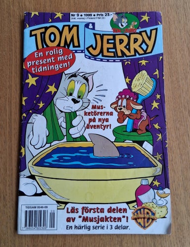 Tidning . Tom & Jerry Nr 9 1999