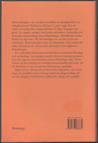 Janus & genus - Ulla Björnberg, Anna-Karin Kollind, Arne Nilsson (red.)