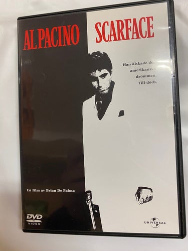 DVD Scarface Al Pacino Svensk Version TOPPSKICK