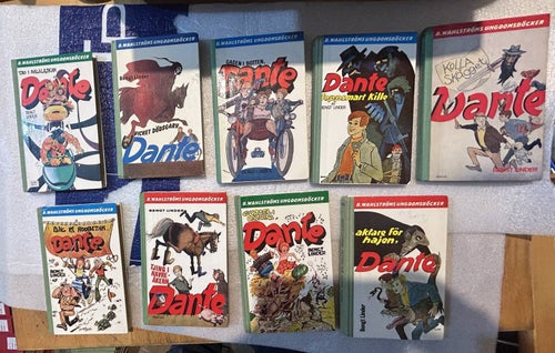 9 styck böcker Dante av Bengt Linder, Very good plus, nr 3