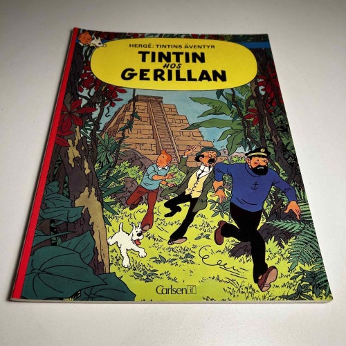 Tintin #23 - Tintin hos gerillan, 1a upplagan, toppex! VF