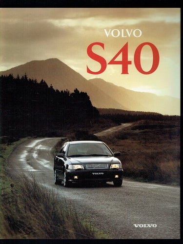 Volvo broschyr - Volvo S40 - 48 nr sidor