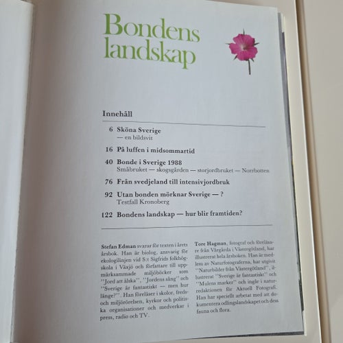 Bondens landskap - Stefan Edman, 1988