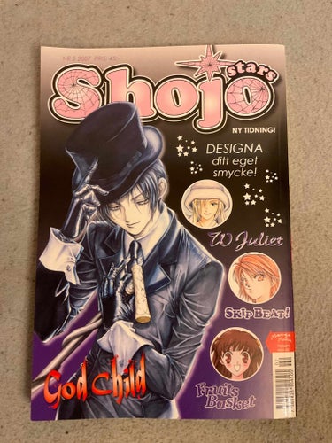 Shojo Stars tidning ~ 2007.02 - svenska manga anime antologi shoujo