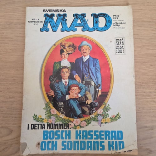Svenska MAD Nr 11 November 1970