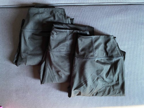 3 par träningstights från H&M. Stl M. Svarta
