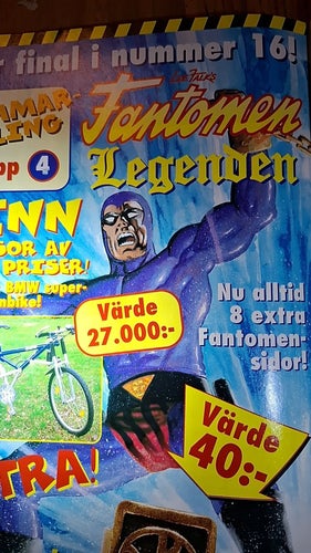 Serietidning Fantomen Nr 15 1999