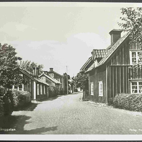 Trosa - Västerlånggatan - Förlag Trosa Bok- & Pappershandel- Hartmans kortförlag