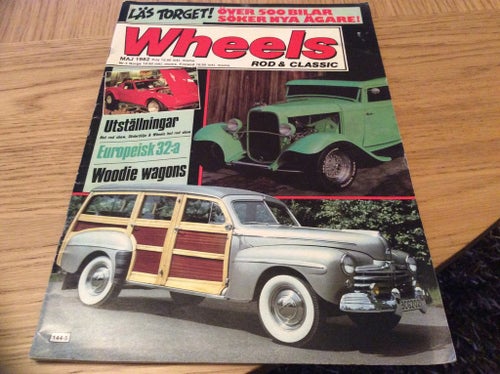 Wheels nr 5 1982 Woodie Wagons,Hot Rod show,PV 444,Pc Dragster,Cadillac 57o 65,