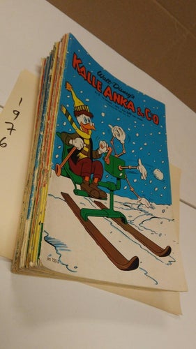 Samling Walt Disney's Kalle Anka & Co 1976 nära komplett årgång