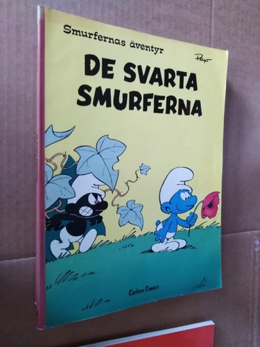 Smurfernas Äventyr Peyo De svarta smurferna 1:a upplagan