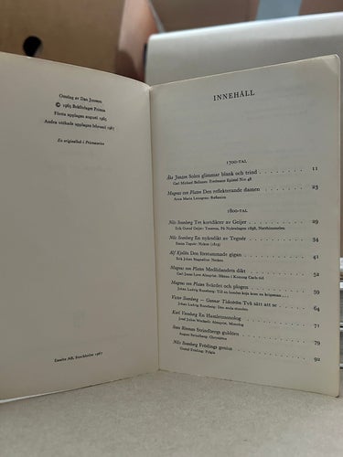 Svenska diktanalyser red. Magnus von Platen, bok, Good