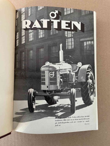 VOLVO Tidning Ratten Inbunden 1950 PV445 Bussar Kol o Koks i Stockholm