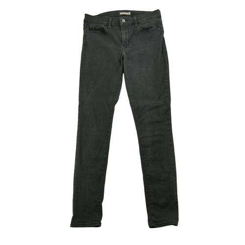 Levi Strauss 711 Skinny Jeans Women Black Size W29/L32 #QWE0271