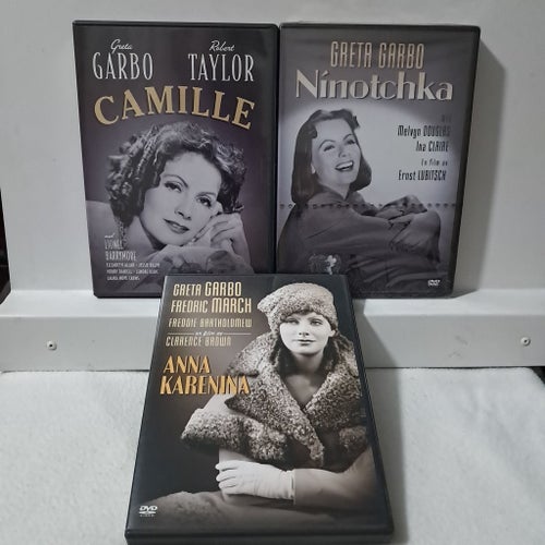 Greta Garbo Klassiker DVD-Filmer - Camille, Ninotchka, Anna Karenina