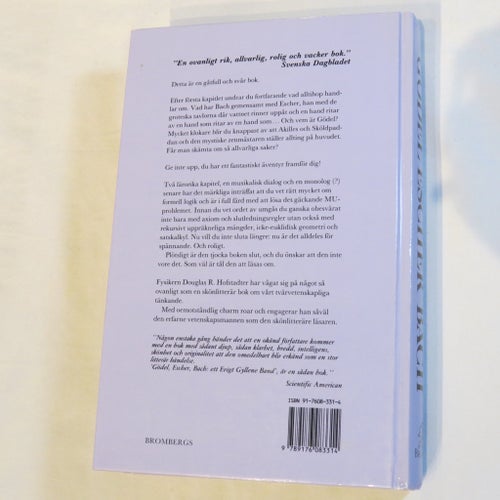 Gödel Escher Bach av Douglas R. Hofstadter, 1985
