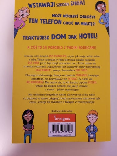 Polskspråkigt bok: "Dlaczego Rodzice Tak Cie Wkurzaja i Co Z Tym Zrobic"