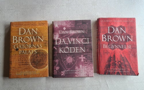 Dan Brown - Gåtornas Palats, Da Vinci-koden, Begynnelse (2004, 2005, 2017)