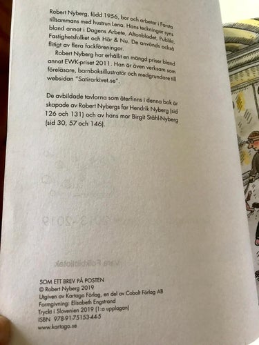 SOM ETT BREV PÅ POSTEN Robert Nyberg 2019