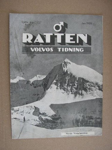 VOLVO Tidning Ratten 1935 Nr. 1