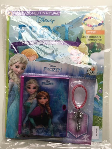 Disney FROST Nr 2 2019 + Frost-ask med fin nyckel FROZEN