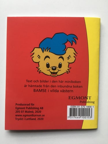 BAMSE I VILDA VÄSTERN - KÄRNAN - lite större än en pixi bok