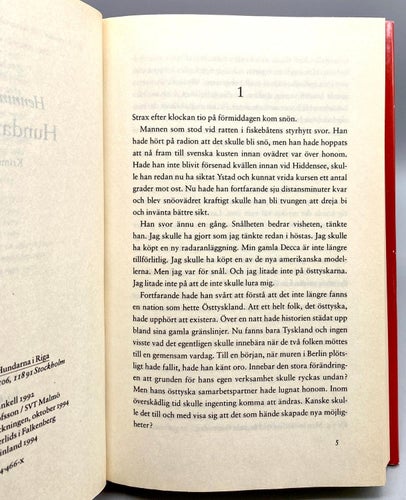 Hundarna i Riga av Henning Mankell (Deckare)