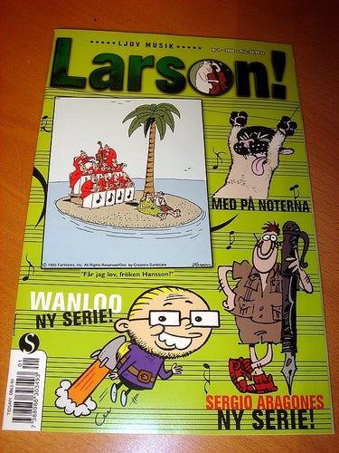 LARSON (svensk) NY OLÄST Nr 1 2008 !!!