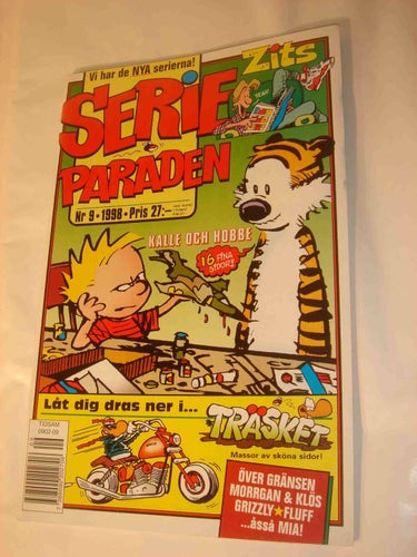 SERIEPARADEN (svensk) NY OLÄST 1988 Nr 9