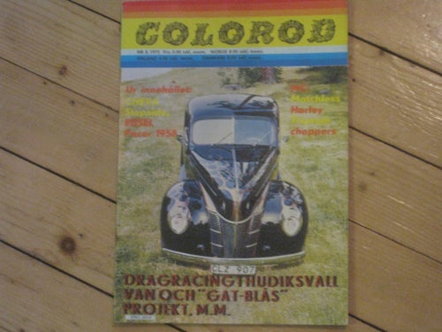 Colorod Nr 8 1975 Edsel 1958 HD Sportster Projekt Van o Cheva gatblås
