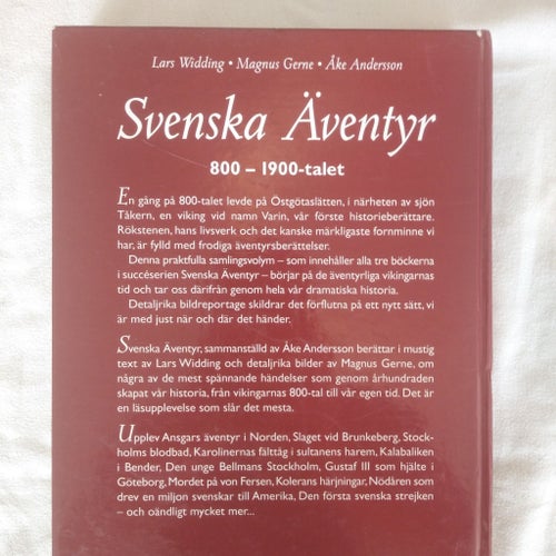 Svenska Äventyr av Lars Widding, Magnus Gerne, Åke Andersson