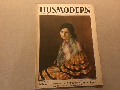 HUSMODERN NR 24 1930 EDA GLAS REKLAM,SKOKLOSTER,PRINS GUSTAF,SERVERINGS VAGN