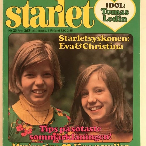 Starlet - 1977:23 - Tomas Ledin