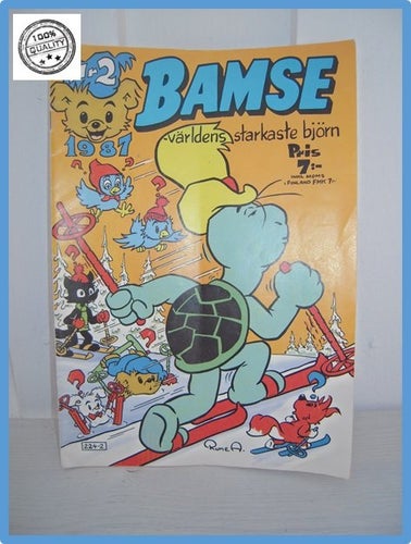 Bamse samlarobjekt 1987 NR 2 Samlarobjekt VINTAGE