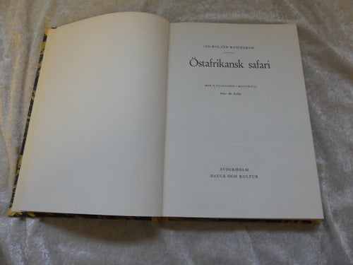 Östafrikansk safari av Sid Roland Rommerud,