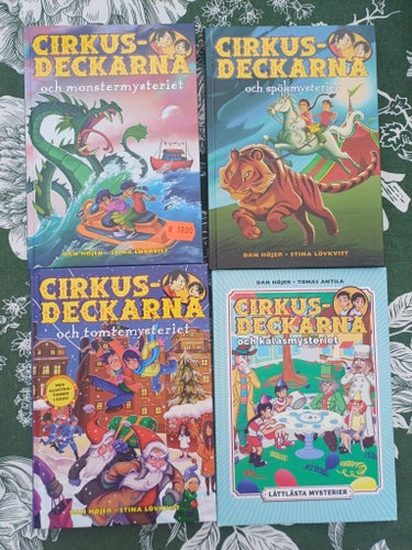 4 stycken cirkusdeckarna
