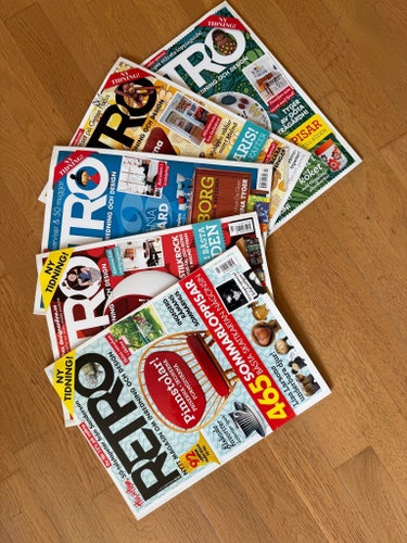 Tidningar Scandinavian Retro