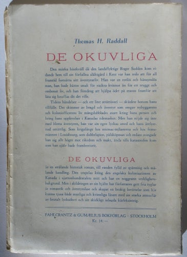 De okuvliga, Thomas H. Randall (1948)