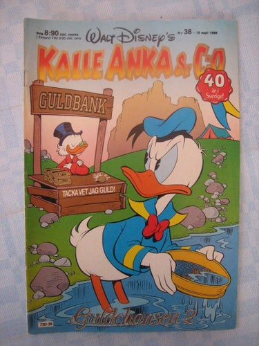 Kalle Anka & C:O Nr:38-1988