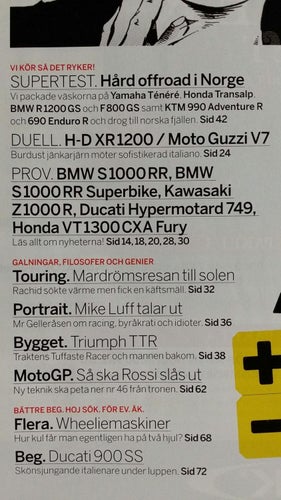 Bike nr 2 2010: Kawasaki Z1000R, Ducati Hypermotard 749, Honda VT 1300 CXA Fury