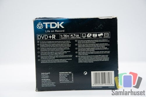 10-Pack TDK DVD +R 4,7GB 1-16x Speed - CD CD-Skiva - Skiva DVD+R