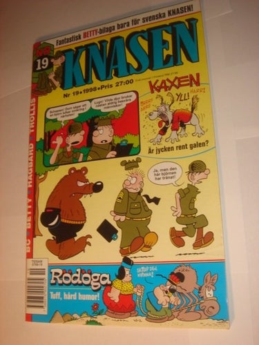 KNASEN (svensk) NY OLÄST Nr 19 1998