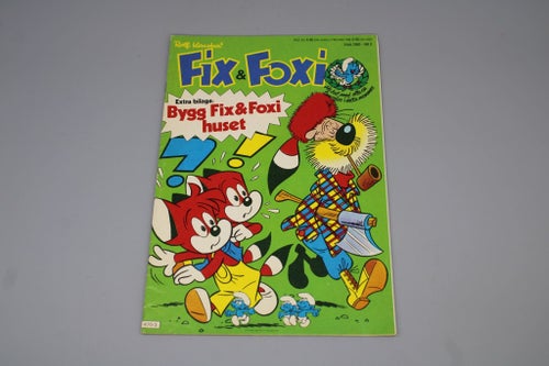 Fix & Foxi Nr 3 1980 Inkl Presentbilaga i toppskick!
