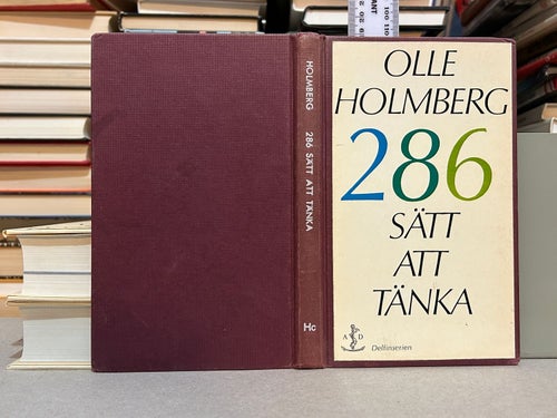 286 sätt att tänka av Olle Holmberg. bok, Very Good plus, BM