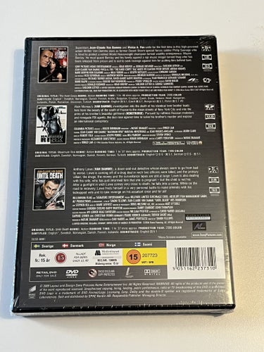 Jean-Claude Van Damme / Vol.7 /3 movies. Inplastad DVD-box