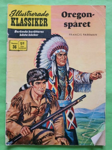 Illustrerade klassiker nr 36 - Oregonspåret