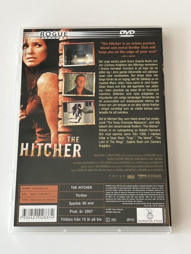 The hitcher (Sean Bean & Sophia Bush, 2007). Beg. DVD