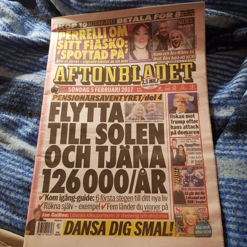 Aftonbladet tidning från 5 februari 2017
