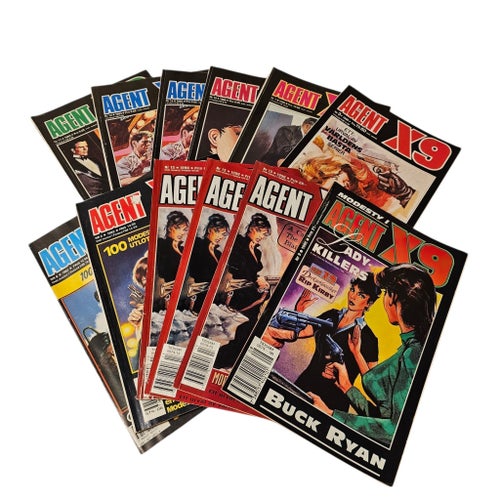 Agent X9 – 12 st serietidningar (1983-1998)
