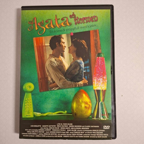 Agata och stormen - En komedi propfull med kärlek DVD italiensk film